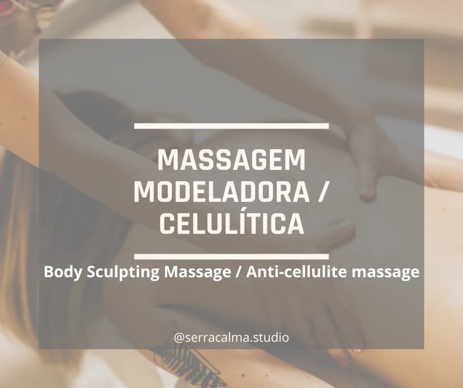 Massagem Modeladora/Celulitica